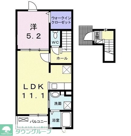 レジデンス カサノIVの物件間取画像